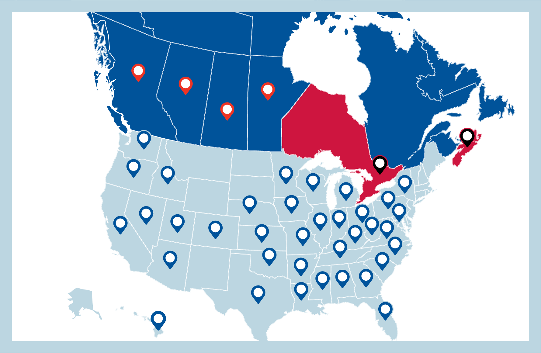 Locations Map