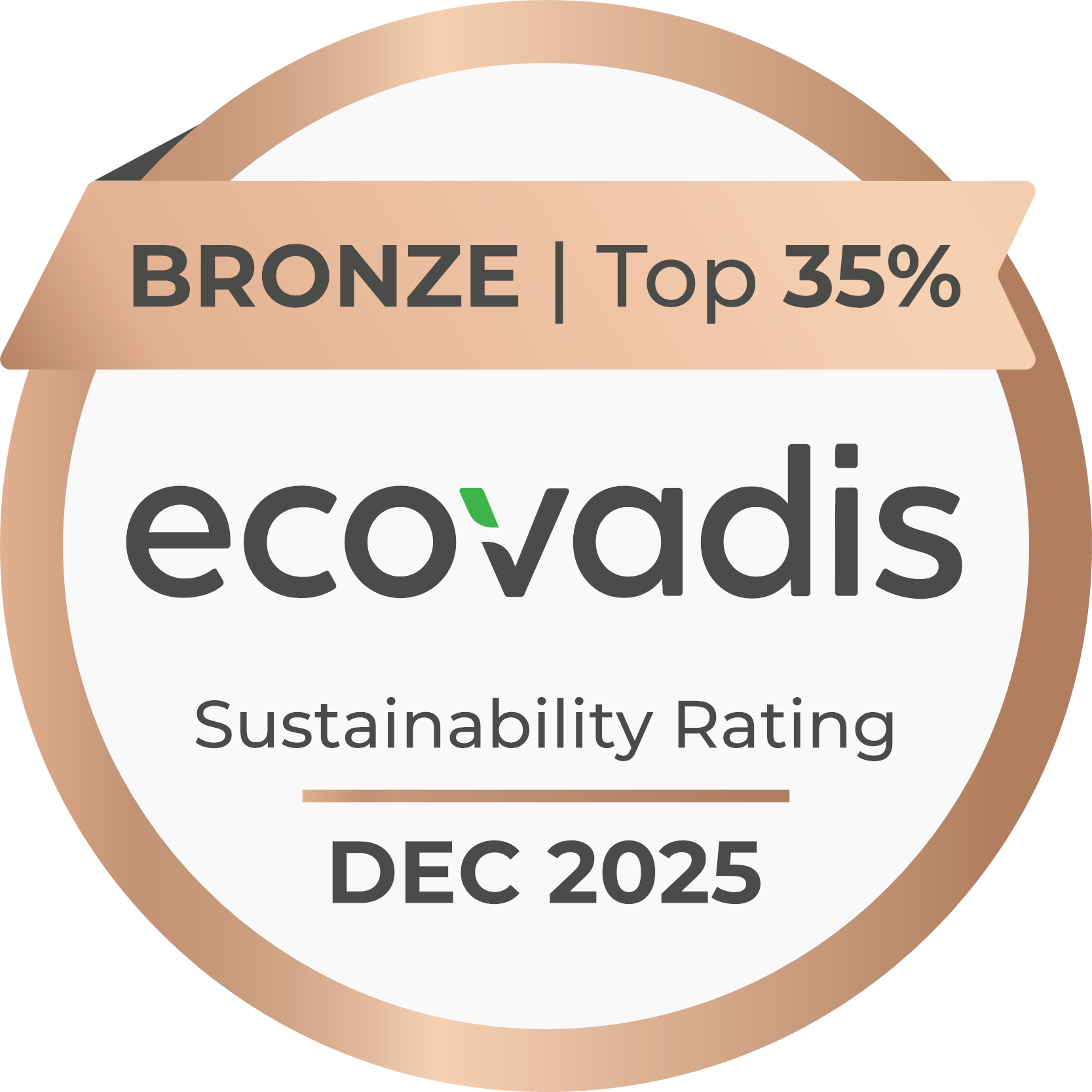 Bronze Ecovadis 2025