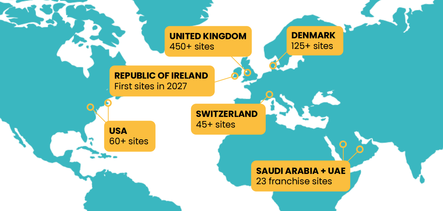 Global presence map