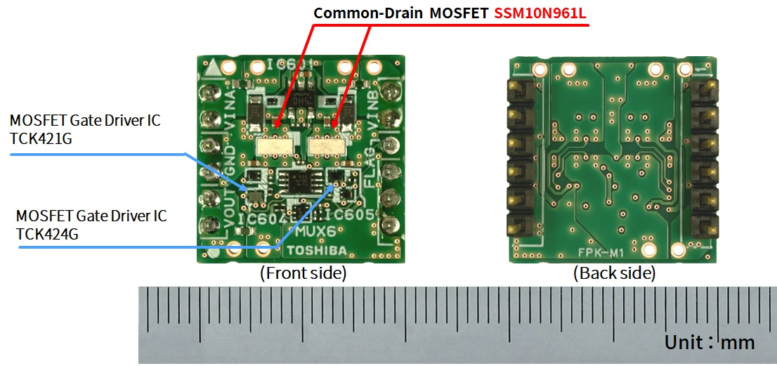 Toshiba Launches 30V N-Channel Common-Drain MOSFET Suitable for