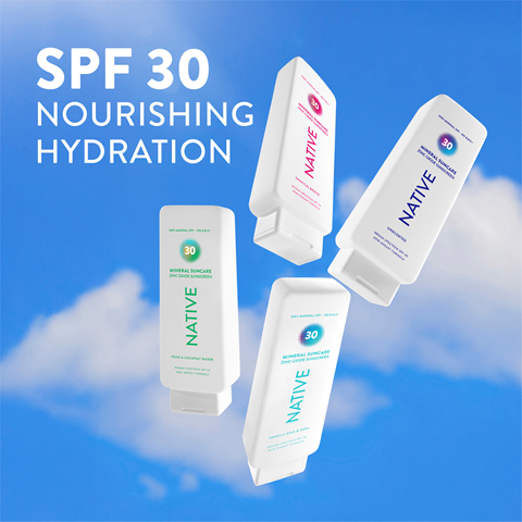 Native Launches Upgraded Mineral Sun Care, Designed for Lightweight ...