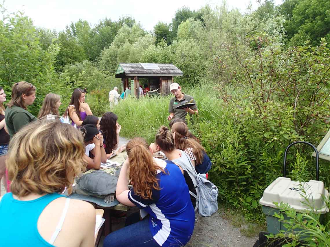 There are no mines in Toronto but the city is home to Barrick’s head office. We are proud to partner with the Toronto Zoo to support wetlands conservation in the Toronto region, helping to teach students and adults alike about the critical role of wetlands in biodiversity. 