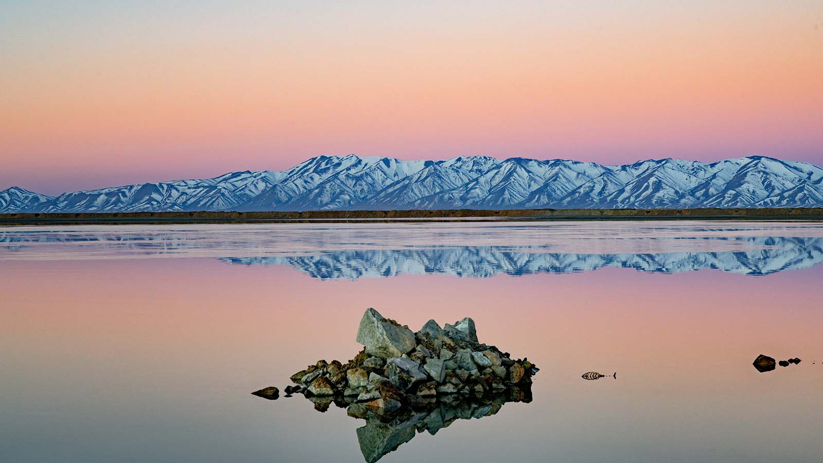 A tailings storage facility in Nevada.