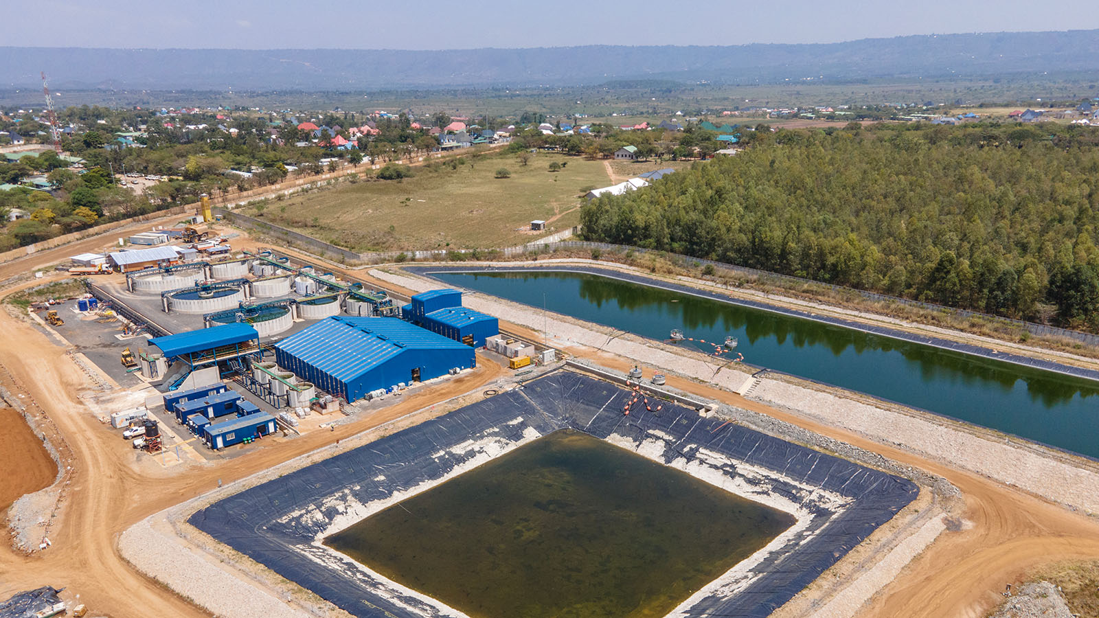 The water treatment plant at North Mara