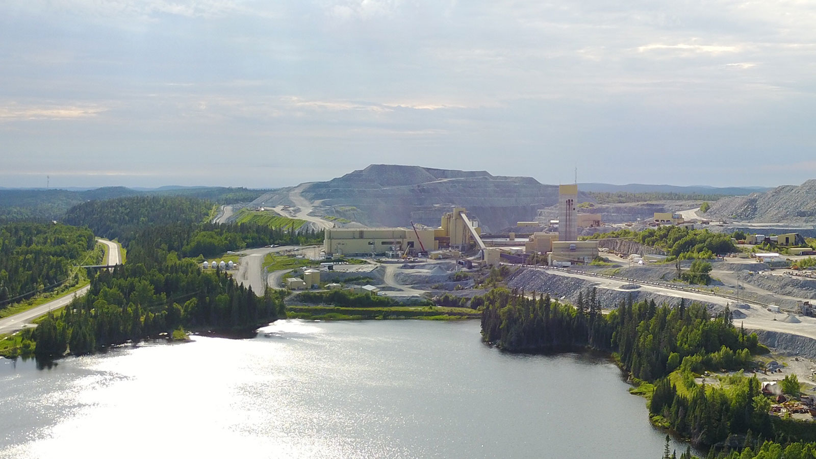 The Hemlo gold mine in Ontario, Canada