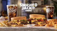 The new addition of the “Smashed Jack” platform on Jack’s famous sourdough will be available for a limited time. (Graphic: Business Wire)