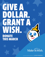 Throughout the month of March, more than 180 restaurants across Arizona and the Imperial Valley will invite guests to purchase $1 Wish Stars in support of granting life-changing wishes for local children.