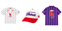 Timed to this summer’s biggest soccer moment, the collection features the Jack Jersey in purple and white, along with the Jack Team SnapBack, a white/purple five-panel cap.