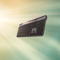 Logitech Signature Slim Solar+, a wireless keyboard powered by any light for a hassle-free, always-ready typing experience