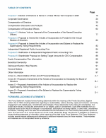 Table of Contents