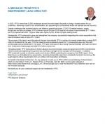 A Message from PPG's Independent Lead Director