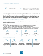 Proxy Statement Summary