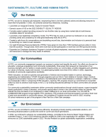 Sustainability, Culture and Human Rights