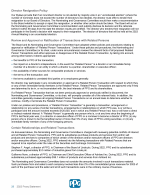 Director Resignation Policy