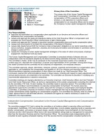 Independent Compensation Consultant to the Human Capital Management and Compensation Committee