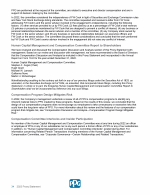 Human Capital Management and Compensation Committee Report to Shareholders