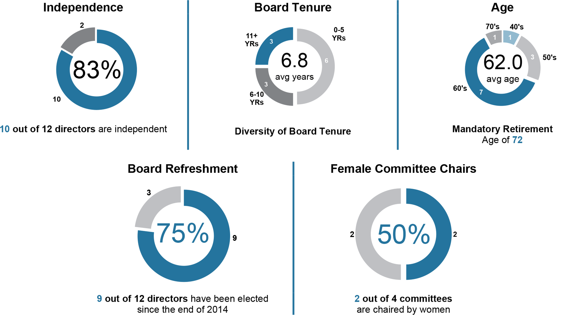 Diversity of our Directors