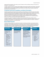 Corporate Governance Guidelines and Board Orientation