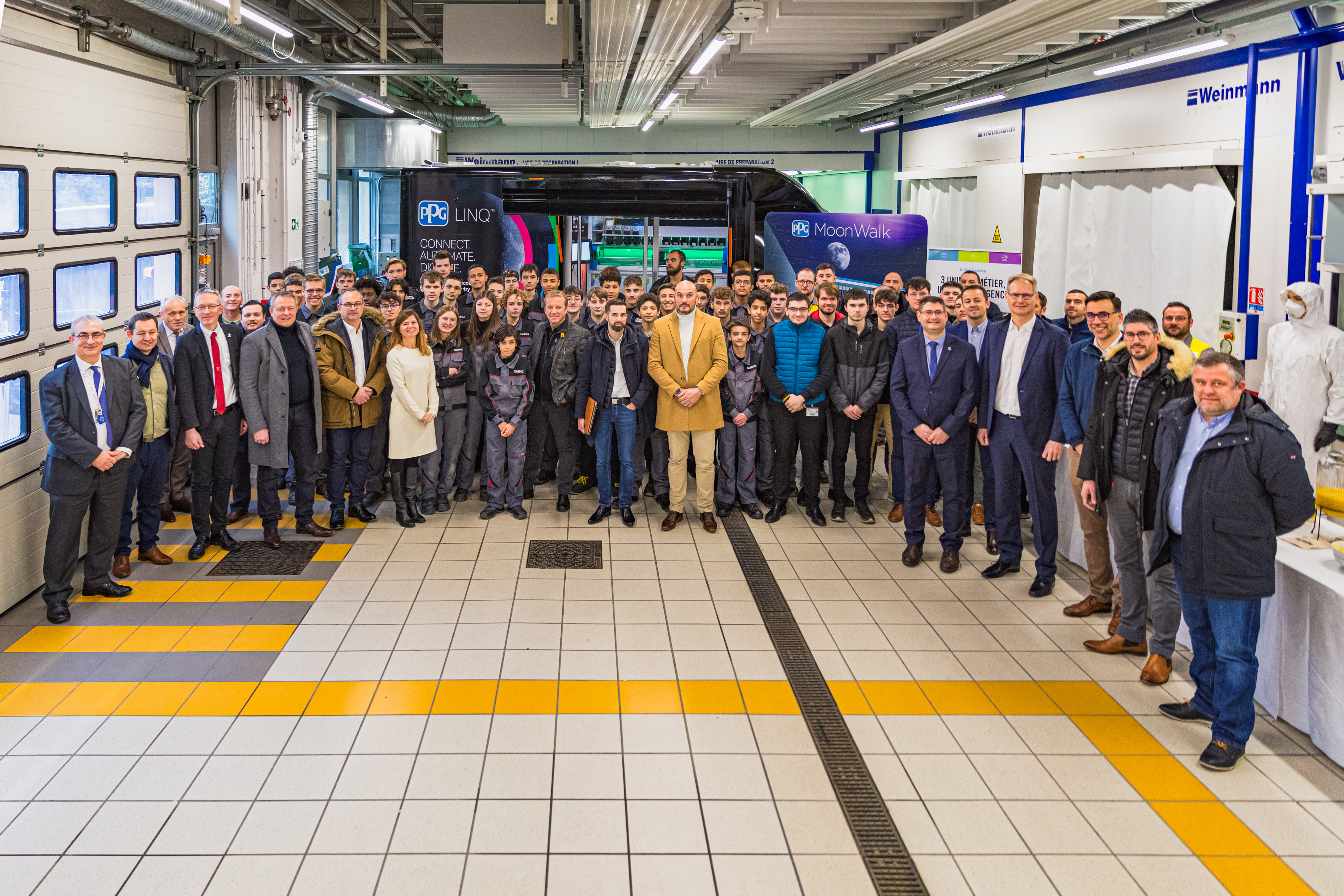 PPG will provide training support and equipment to France's National School of Automotive Professions and Mobility (GARAC), including the PPG MOONWALK® automated paint mixing system.