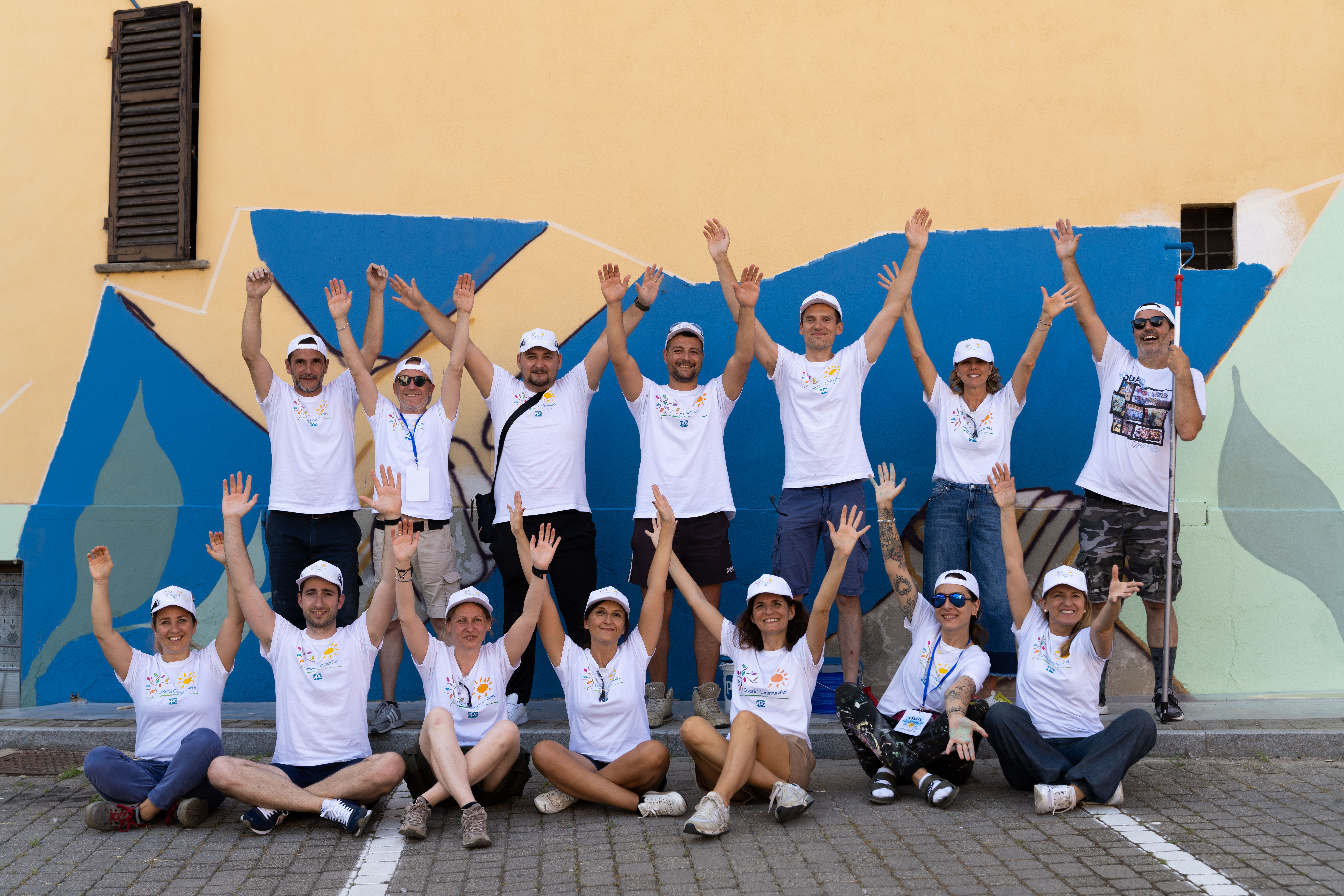 PPG recently completed a COLORFUL COMMUNITIES® project that took place as part of the Quattordio Urban Art festival of writers and street artists in Quattordio, Italy.