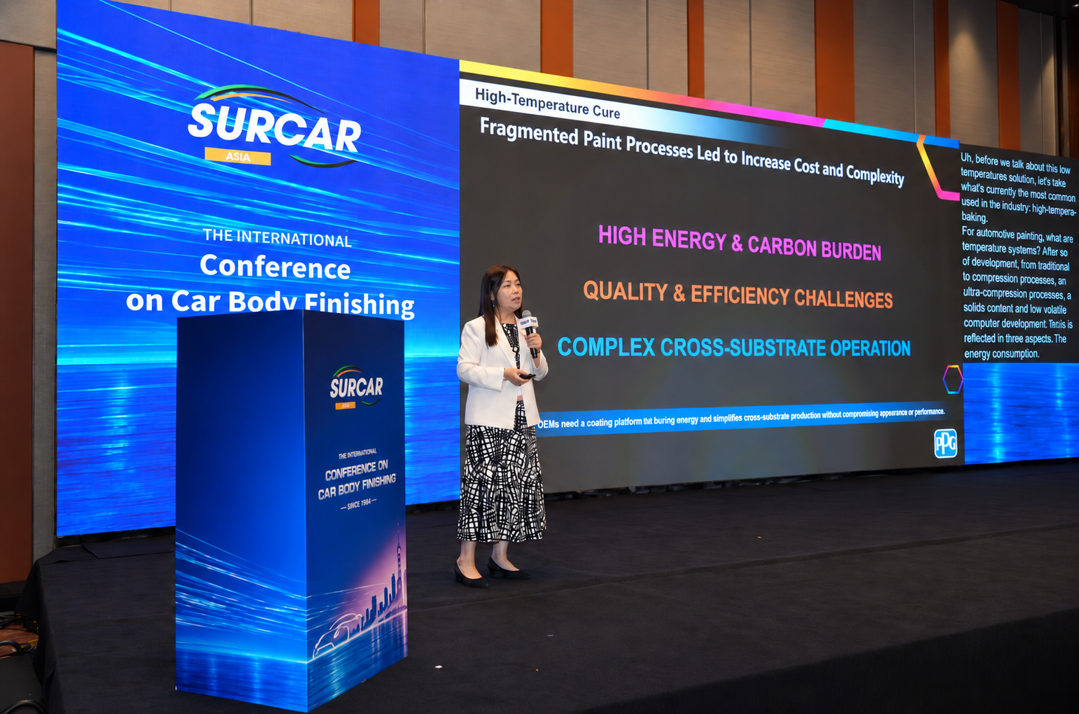 Alina Wang, PPG Market Manager, OEM Asia